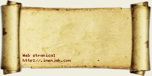 Dijana Baćina vizit kartica